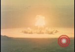 Image of aerial view atom bomb explosion Nevada United States USA , 1958, second 18 stock footage video 65675078689