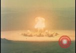 Image of aerial view atom bomb explosion Nevada United States USA , 1958, second 19 stock footage video 65675078689