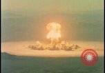 Image of aerial view atom bomb explosion Nevada United States USA , 1958, second 20 stock footage video 65675078689