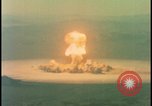 Image of aerial view atom bomb explosion Nevada United States USA , 1958, second 21 stock footage video 65675078689