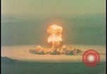 Image of aerial view atom bomb explosion Nevada United States USA , 1958, second 22 stock footage video 65675078689
