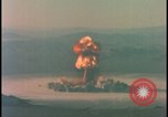Image of aerial view atom bomb explosion Nevada United States USA , 1958, second 28 stock footage video 65675078689