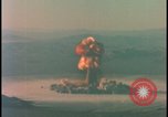 Image of aerial view atom bomb explosion Nevada United States USA , 1958, second 29 stock footage video 65675078689