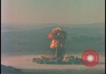 Image of aerial view atom bomb explosion Nevada United States USA , 1958, second 30 stock footage video 65675078689