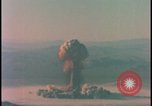 Image of aerial view atom bomb explosion Nevada United States USA , 1958, second 36 stock footage video 65675078689