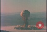 Image of aerial view atom bomb explosion Nevada United States USA , 1958, second 42 stock footage video 65675078689