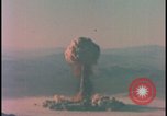 Image of aerial view atom bomb explosion Nevada United States USA , 1958, second 43 stock footage video 65675078689