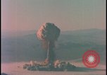 Image of aerial view atom bomb explosion Nevada United States USA , 1958, second 44 stock footage video 65675078689