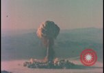 Image of aerial view atom bomb explosion Nevada United States USA , 1958, second 45 stock footage video 65675078689