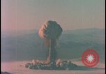Image of aerial view atom bomb explosion Nevada United States USA , 1958, second 46 stock footage video 65675078689