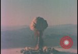 Image of aerial view atom bomb explosion Nevada United States USA , 1958, second 49 stock footage video 65675078689