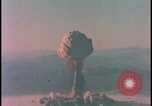 Image of aerial view atom bomb explosion Nevada United States USA , 1958, second 51 stock footage video 65675078689