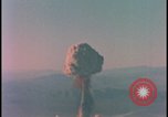 Image of aerial view atom bomb explosion Nevada United States USA , 1958, second 55 stock footage video 65675078689
