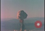 Image of aerial view atom bomb explosion Nevada United States USA , 1958, second 57 stock footage video 65675078689