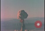 Image of aerial view atom bomb explosion Nevada United States USA , 1958, second 58 stock footage video 65675078689