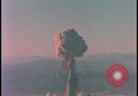 Image of aerial view atom bomb explosion Nevada United States USA , 1958, second 60 stock footage video 65675078689