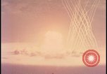 Image of aerial view Cold War nuclear test Nevada United States USA , 1958, second 10 stock footage video 65675078690