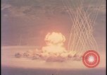 Image of aerial view Cold War nuclear test Nevada United States USA , 1958, second 12 stock footage video 65675078690
