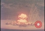 Image of aerial view Cold War nuclear test Nevada United States USA , 1958, second 13 stock footage video 65675078690