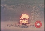 Image of aerial view Cold War nuclear test Nevada United States USA , 1958, second 15 stock footage video 65675078690