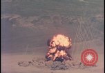 Image of aerial view Cold War nuclear test Nevada United States USA , 1958, second 17 stock footage video 65675078690
