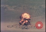 Image of aerial view Cold War nuclear test Nevada United States USA , 1958, second 18 stock footage video 65675078690