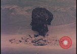 Image of aerial view Cold War nuclear test Nevada United States USA , 1958, second 28 stock footage video 65675078690
