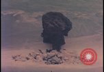 Image of aerial view Cold War nuclear test Nevada United States USA , 1958, second 29 stock footage video 65675078690