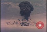 Image of aerial view Cold War nuclear test Nevada United States USA , 1958, second 31 stock footage video 65675078690
