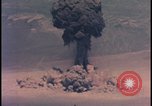Image of aerial view Cold War nuclear test Nevada United States USA , 1958, second 38 stock footage video 65675078690