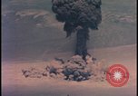 Image of aerial view Cold War nuclear test Nevada United States USA , 1958, second 40 stock footage video 65675078690
