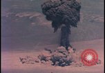 Image of aerial view Cold War nuclear test Nevada United States USA , 1958, second 41 stock footage video 65675078690