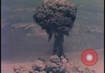 Image of aerial view Cold War nuclear test Nevada United States USA , 1958, second 44 stock footage video 65675078690