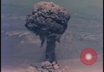 Image of aerial view Cold War nuclear test Nevada United States USA , 1958, second 46 stock footage video 65675078690