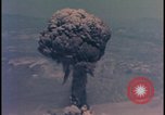 Image of aerial view Cold War nuclear test Nevada United States USA , 1958, second 47 stock footage video 65675078690