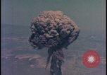 Image of aerial view Cold War nuclear test Nevada United States USA , 1958, second 54 stock footage video 65675078690