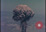 Image of aerial view Cold War nuclear test Nevada United States USA , 1958, second 55 stock footage video 65675078690