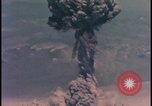 Image of aerial view Cold War nuclear test Nevada United States USA , 1958, second 57 stock footage video 65675078690