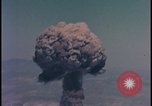 Image of aerial view Cold War nuclear test Nevada United States USA , 1958, second 62 stock footage video 65675078690