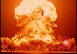 Image of Nevada atom bomb test engulfs tower Nevada United States USA , 1958, second 10 stock footage video 65675078691