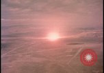 Image of aerial view distant atom bomb explosion Nevada United States USA , 1958, second 6 stock footage video 65675078692