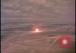 Image of aerial view distant atom bomb explosion Nevada United States USA , 1958, second 7 stock footage video 65675078692