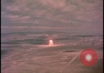 Image of aerial view distant atom bomb explosion Nevada United States USA , 1958, second 9 stock footage video 65675078692