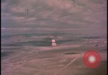 Image of aerial view distant atom bomb explosion Nevada United States USA , 1958, second 15 stock footage video 65675078692
