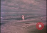 Image of aerial view distant atom bomb explosion Nevada United States USA , 1958, second 27 stock footage video 65675078692