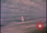 Image of aerial view distant atom bomb explosion Nevada United States USA , 1958, second 31 stock footage video 65675078692