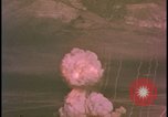 Image of two atomic bomb mushroom clouds Nevada United States USA , 1958, second 19 stock footage video 65675078693