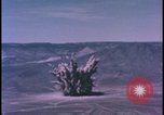 Image of aerial view underground atom bomb test Nevada United States USA , 1958, second 27 stock footage video 65675078694