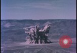 Image of aerial view underground atom bomb test Nevada United States USA , 1958, second 39 stock footage video 65675078694