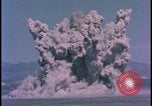 Image of underground atom bomb testing dust cloud Nevada United States USA , 1958, second 16 stock footage video 65675078695